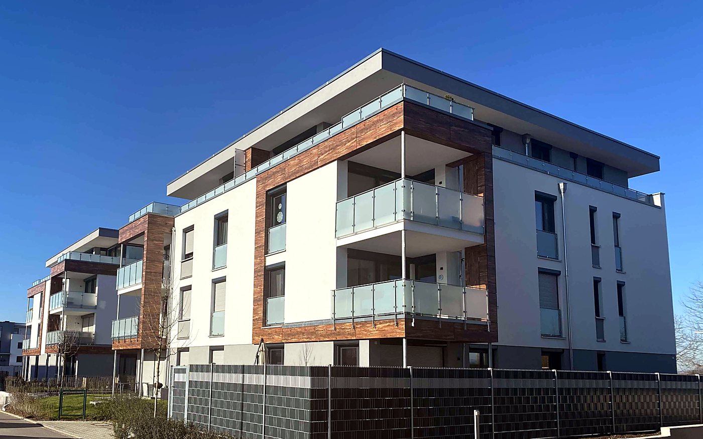 Neubau von zwei Mehrfamilienhäusern