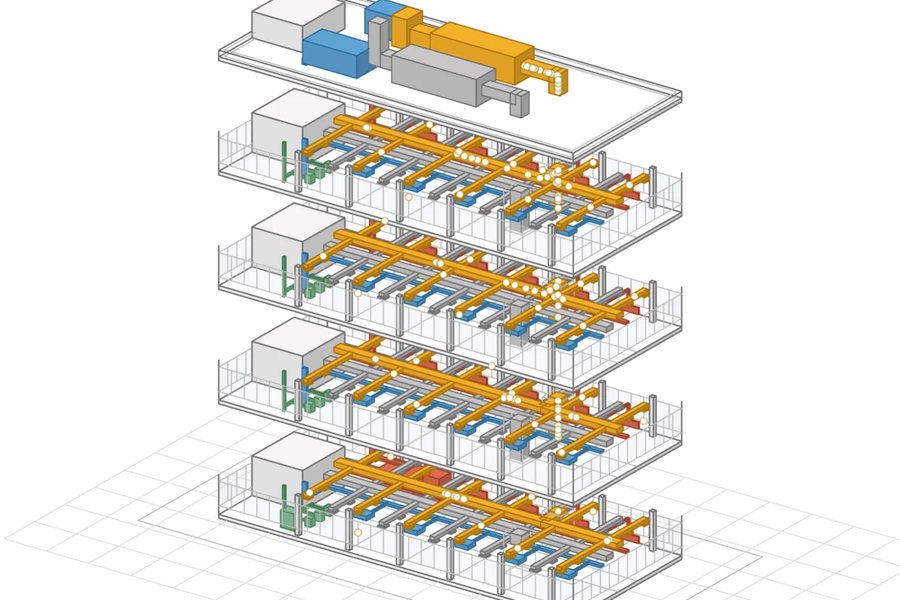 Neubau des Hauptsitzes von Reinraumtechnik in Musterwil